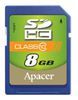 Фотография Карта памяти Apacer SDHC 8Gb Class 10 Фото Карта памяти Apacer SDHC 8Gb Class 10