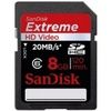 Фотография Карта памяти Sandisk Extreme HD Video SDHC Class 6 8GB Фото Карта памяти Sandisk Extreme HD Video SDHC Class 6 8GB