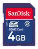  Sandisk SDHC Card 4GB Class 2