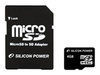 Фотография Карта памяти Silicon-Power micro SDHC Card 4GB Class 2 + SD adapter Фото Карта памяти Silicon-Power micro SDHC Card 4GB Class 2 + SD adapter