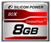 Фотография Silicon-Power 80X Compact Flash Card 8GB Фото Silicon-Power 80X Compact Flash Card 8GB