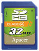Фотография Apacer SDHC 32Gb Class4 Фото Apacer SDHC 32Gb Class4