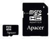    Apacer microSDHC Card Class 4 16GB + SD adapter