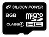 Фотография Silicon-Power microSDHC 8GB Class 4 Фото Silicon-Power microSDHC 8GB Class 4
