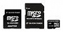 Silicon-Power micro SDHC Card 8GB Class 4 Dual Adaptor Pack