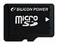  Silicon-Power MicroSD 2GB + SD adapter