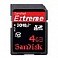   Sandisk 4GB Extreme SDHC Class 10