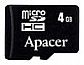    Apacer microSDHC Card Class 4 4GB + 2 adapters