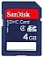   Sandisk SDHC Card 4GB Class 4