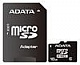    A-Data microSDHC Class 6 16GB + SD adapter