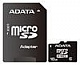   A-Data microSDHC Class 6 16GB + SD adapter