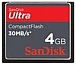    Sandisk CompactFlash Card Ultra 30MB/s 4GB