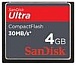   Sandisk CompactFlash Card Ultra 30MB/s 4GB