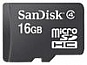   Sandisk microSDHC Card 16GB Class 4