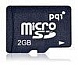  PQI Micro SD 2GB + SD adapter