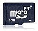 PQI Micro SD 2GB + SD adapter