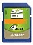  Apacer SDHC 4Gb Class 4