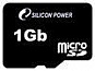  Silicon-Power MicroSD 1GB + SD adapter