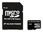    Silicon-Power micro SDHC Card 4GB Class 2 + SD adapter