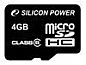   Silicon-Power microSDHC 4GB Class 6