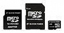  Silicon-Power micro SDHC Card 8GB Class 6 Dual Adaptor Pack