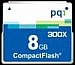  PQI Compact Flash Card 8GB 300x