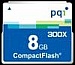 PQI Compact Flash Card 8GB 300x