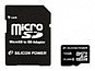  Silicon-Power micro SDHC Card 16GB Class 4 + SD adapter