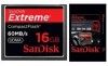  Sandisk (SDCFX-016G-E61, SDCFX-016G-X46)  ,  Compact Flash, 16 eXtreme