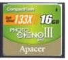 Фотография Apacer (AP16GCF133-R) Карта памяти 16ГБ Apacer, стандарт Compact Flash, скорость 133x Фото Apacer (AP16GCF133-R) Карта памяти 16ГБ Apacer, стандарт Compact Flash, скорость 133x
