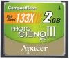 Apacer (AP2GCF133-R)   2 Apacer,  Compact Flash,  133x