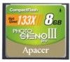  Apacer (AP8GCF133-R)   8 Apacer,  Compact Flash,  133x