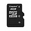 Kingston (SDC4 4GBSP)   ,  microSDHC, 4,  4 ( )