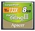 Apacer (AP8GCF133-R)   8 Apacer,  Compact Flash,  133x