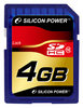    Silicon SDHC Card 4GB Class 10