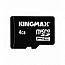    Kingmax Micro SDHC4GB Class4 2Adapter