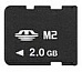   Silicon MemoryStick Micro M2 2Gb